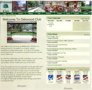 Oakwood web site